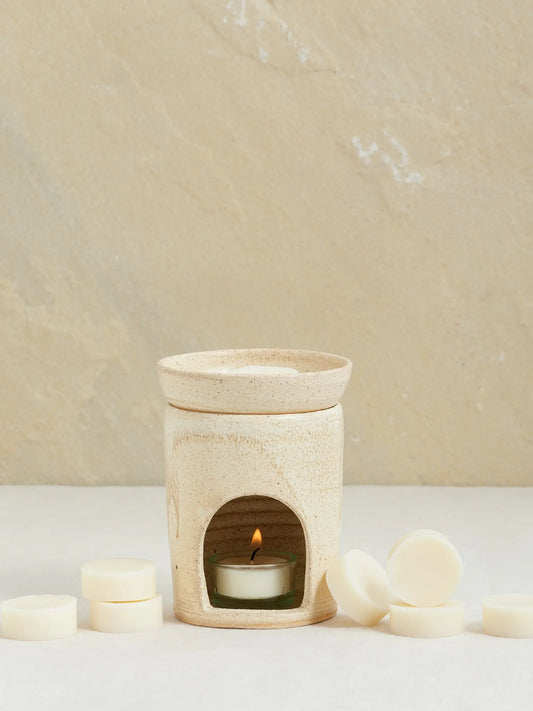 Wiederverwendbare Teelichthülle aus recyceltem Glas