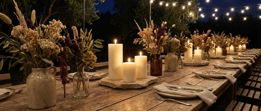 Alfresco dining decoration