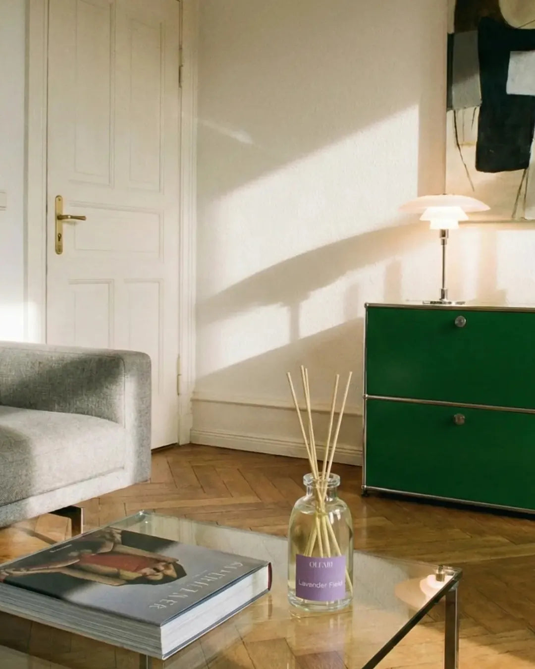 Lavender Field Raumduft mit Lavendel und Kamille von Olfair – natürliche Duftdiffuser für entspannte Wohnatmosphäre, Aromaduft für Zuhause, Diffuser online kaufen, Geschenkidee